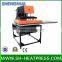 dual heat press machine pneumatic 80cm by 100cm