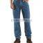 mens stone washed jeans baggy cargo pants trousers with side pockets