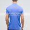 High Quality Hot Sale Custom Short Sleeve Ribbed Cuffs Men's 100% Cotton Breathable Pique 200g Blank Casual Blue Slim Polo Shirt