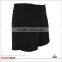 NEW CUSTOM DESIGN PLAIN BLACK MMA SHORTS WITH WATERPROOF ZEPPERS