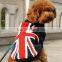 UK flat knit black color pet dog clothing pet accessories 2016