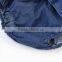Blue denim bloomer baby diaper cover size for newborn to 24 month