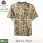 Customize merino wool army shirt,good quality dry fit camo shirt