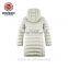 Women Long Ultralight Down Jacket With Hoody