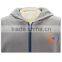 Trade Assurance BSCI custom logo extra long men's solid color hoodie