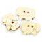 Wood Sewing Buttons Scrapbooking Elephant Head Natural 2 Holes 17x12mm