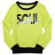 Long sleeves pullover sweatshirt without hood