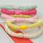 rope high elastic plate made of nylon plastic buckle withholding colored beads circle hair accessories head band