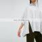 Ladies Ribbed knit High neckline Wide open sleeves oversized Poncho