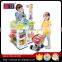 Lovely series 2016 children supermarket play set with scanner for girls & boys