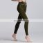 High waist sports running tight leggings elastic fitness yoga slim trousers for women
