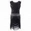 BestDance 1920's Vintage Gatsby Bead Sequin Dress Art Nouveau Deco Flapper Dress OEM