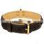 Customized High quality Leather large dog collar