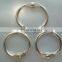 Wholesale metal opening keyring/metal spring closing rings for bag part accessories