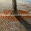 Custom made CORTEN steel round tree grate/grill for sale