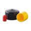 MOCAP black round plastic vinyl cap for tube steel rod aluminum