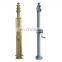18m to 20m telescoping manual winch mast for microwave antenna with rotating base