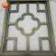 Brass PVD brushed stainless steel decorative screen laser cut wall panel for hotel restaurant decoration