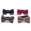 Classic British style silk cloth cat bow tie dog collar