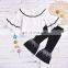 New Fashion Wholesale Baby Clothing Set White Ruffle Kids Boutique Outfits