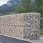 construction joint for retaining wall construction of gabion wall