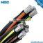 4X70MM/35MM/25MM 1KV XLPE/PVC insulated Aluminum Aerial Bundle Cable