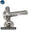 DIN standard and m2-m10 or custom size cross fitting pan head screw bolt with flange
