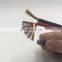 Высококачественный кабель для колонок 14 awg с черно-зеленой полосчатой прозрачной матовой ПВХ оболочкой