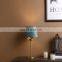 Hot sale indoor lighting tree shape metal material  vintage hotel nightstand lights with green lint lampshade