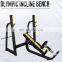 High quality strength training exercise gym equipment incline bench