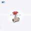 BT4017 best prices stainsteel brass kitz gate valve with red handle