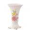 Pink Yellow Lily Rose Morning Glory Hand Made Ceramic Vase Decoration For Living Room