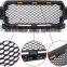 Front Mesh Grill Upper Grille ABS With Three Amber LED Fit for Ford F150 2018-2019