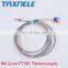 PT100 Screw Thermocouple M6 Screw PT100 Temperature Sensor PT100 Thread Thermal Resistance