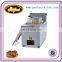 Commercial gas double tank fryer /2 tank 2 basket 14L deep fryer