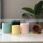 Outdoor Indoor Garden Nordic Round Cylinder Ceramic Terracotta Succulent Plant Planter Flower Pots With Drainage Hole And Saucer