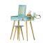 Solid Color Dressing Table With Stool Set