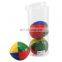 32mm Hot Selling Kids Advanced Jugglers Small Multi Colored Cheap Bulk Rubber Bouncy weighted juggling balls