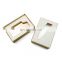 Customised laser cutting cardboard gift box with foam insert blank slotted perfume paper box packaging