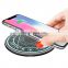 New Design 10W Portable QI Wireless Charger Mobilephone Charging Pad Battery Charger