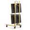 Hair salon trolley with wheels for barber shop beauty salon tray cart hair station equipment furniture