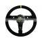 High quality custom logo leather steering wheel car use