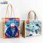 ZheJiang High quality waterproof jute bag custom eco friendly shopping bag printing burlap tote bag