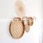 Decorative Woven Bamboo Wall Hanging Decor Set Rattan Wall basket decor Wholesale Vietnam Supplier