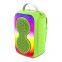 Wireless Portable Amplifier Macaron Color Dual 3 Inch RGB Lights Karaoke Support For Original Sound Smart Speaker