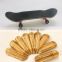 Wholesale price canadian maple wood deck /Wood Fingerboard /Non deformed skateboard deck 10x3cm various colors