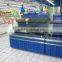 APEX supermarket aquarium 3 layers with 1 layer seafood case glass fish tank