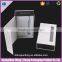 black pearl paper printing cosmetic cardboard box with transparent window