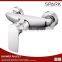 Square chrome brass cartridge basin faucet single mixer