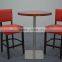 leather bar chair and bar table XYN1251